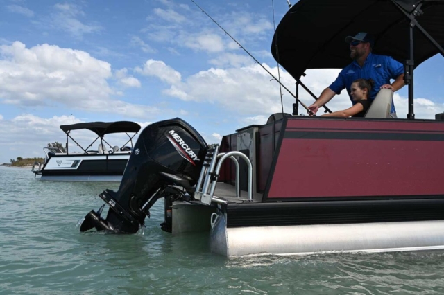 2022 Viaggio Lago Pontoon R Fishing Model at Gasparilla Island in Florida