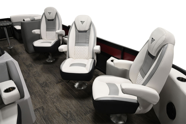 Recliner Chairs in a Diamante E  | Viaggio Pontoon Boats
