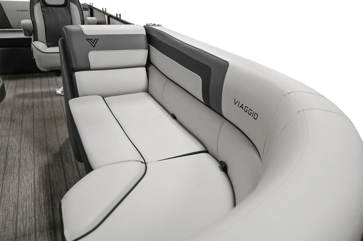 Bow Lounger in a Lago S | Viaggio Pontoon Boats