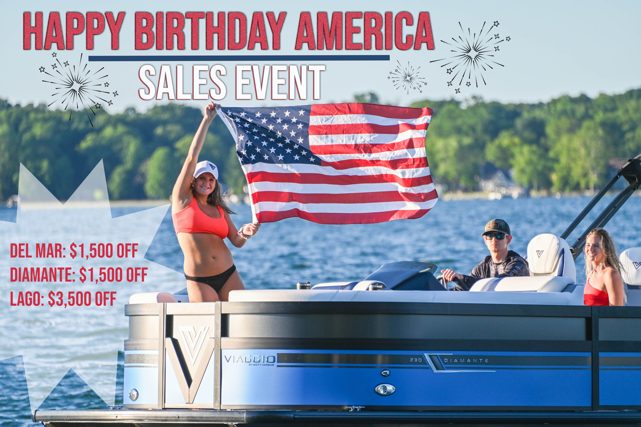 Happy Birthday America Sales Event
