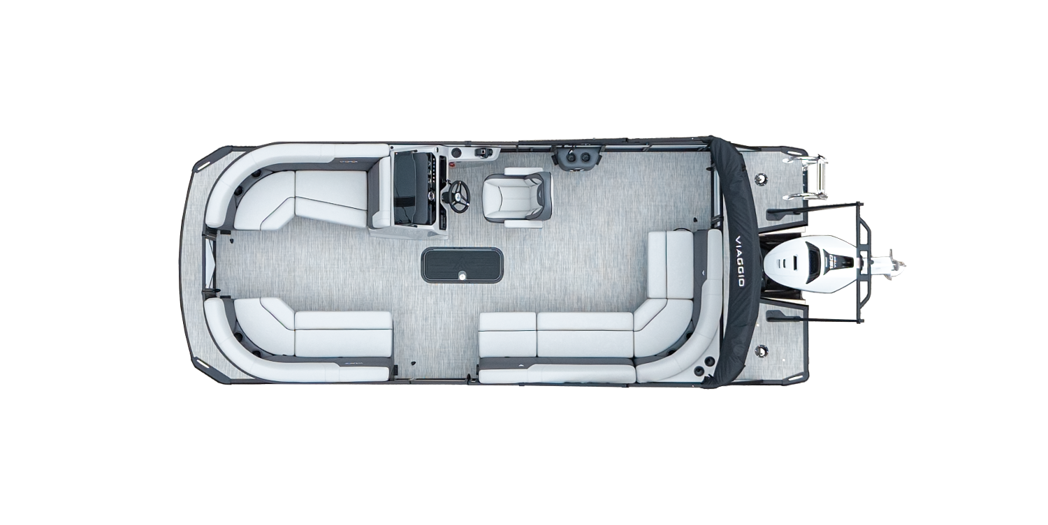 Overhead Picture Lago V20C Pontoon Boat