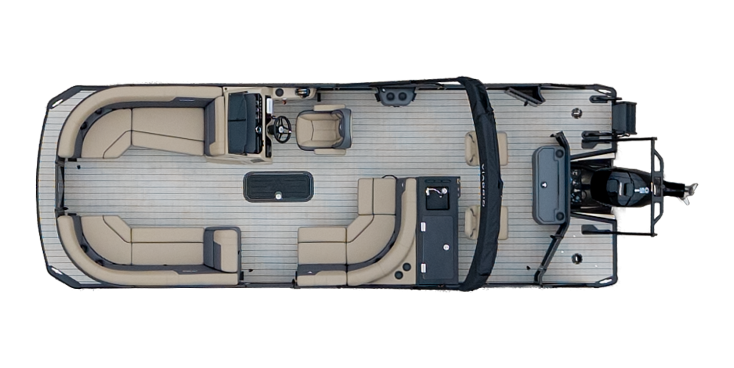 Overhead Picture Lago V22R Pontoon Boat