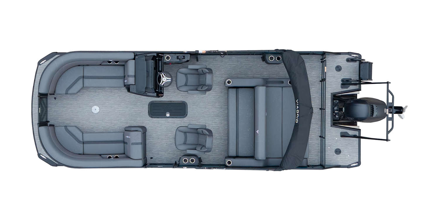 Overhead Picture Lago X-22S Pontoon Boat