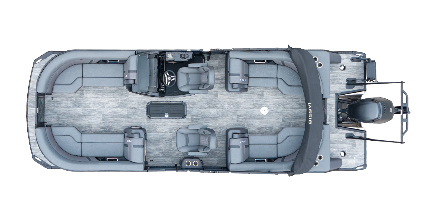 Overhead Picture Lago Z-22U Pontoon Boat