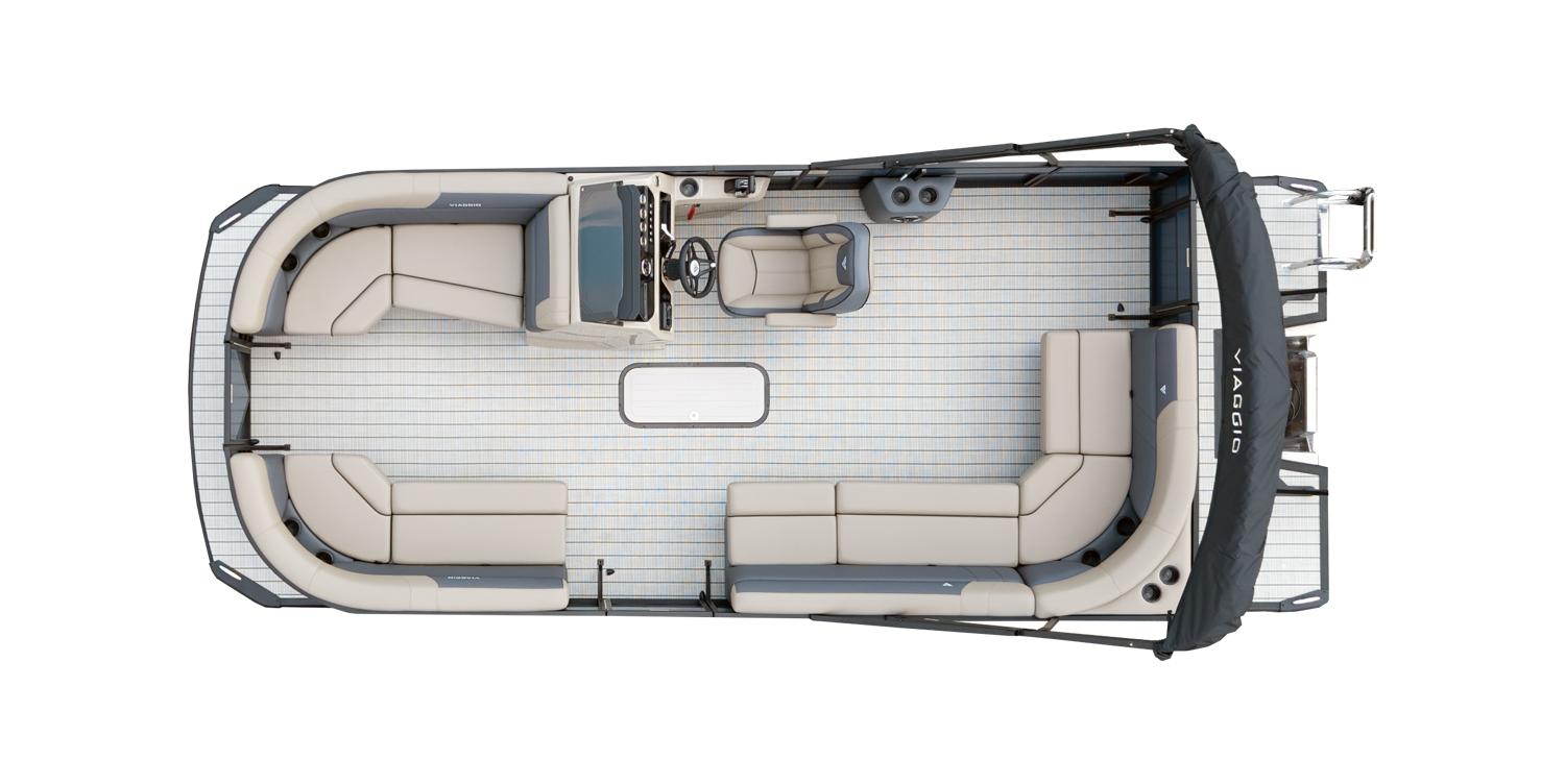 Overhead Picture Lago V20C Pontoon Boat